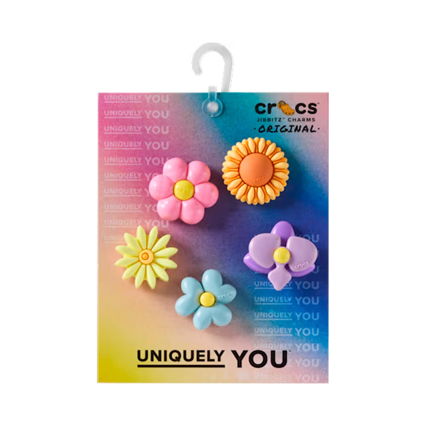 Crocs Puffy Flower Sonstiges Unisex - lyseblå, lyserød