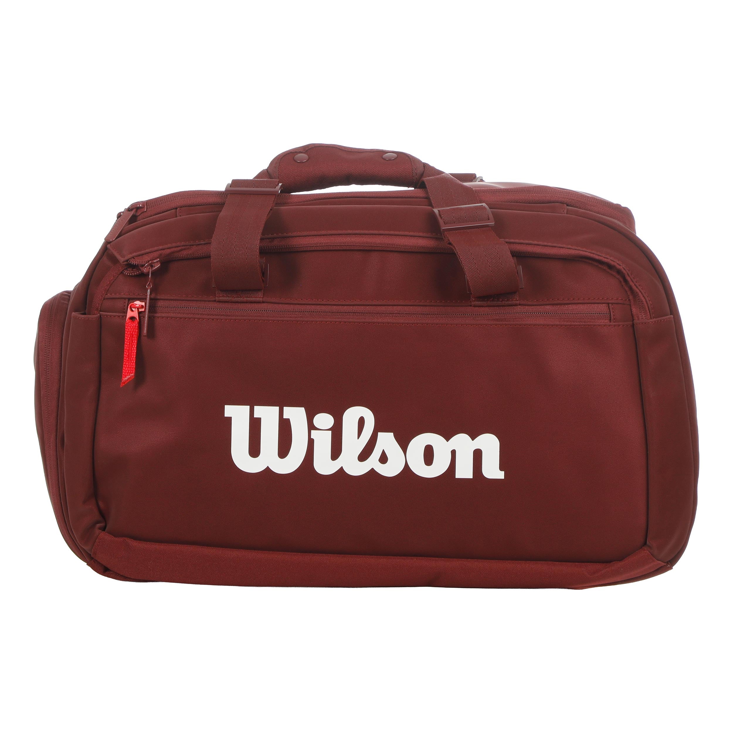 Wilson Defyer V1 Small Duffel Sportstaske - vinrød