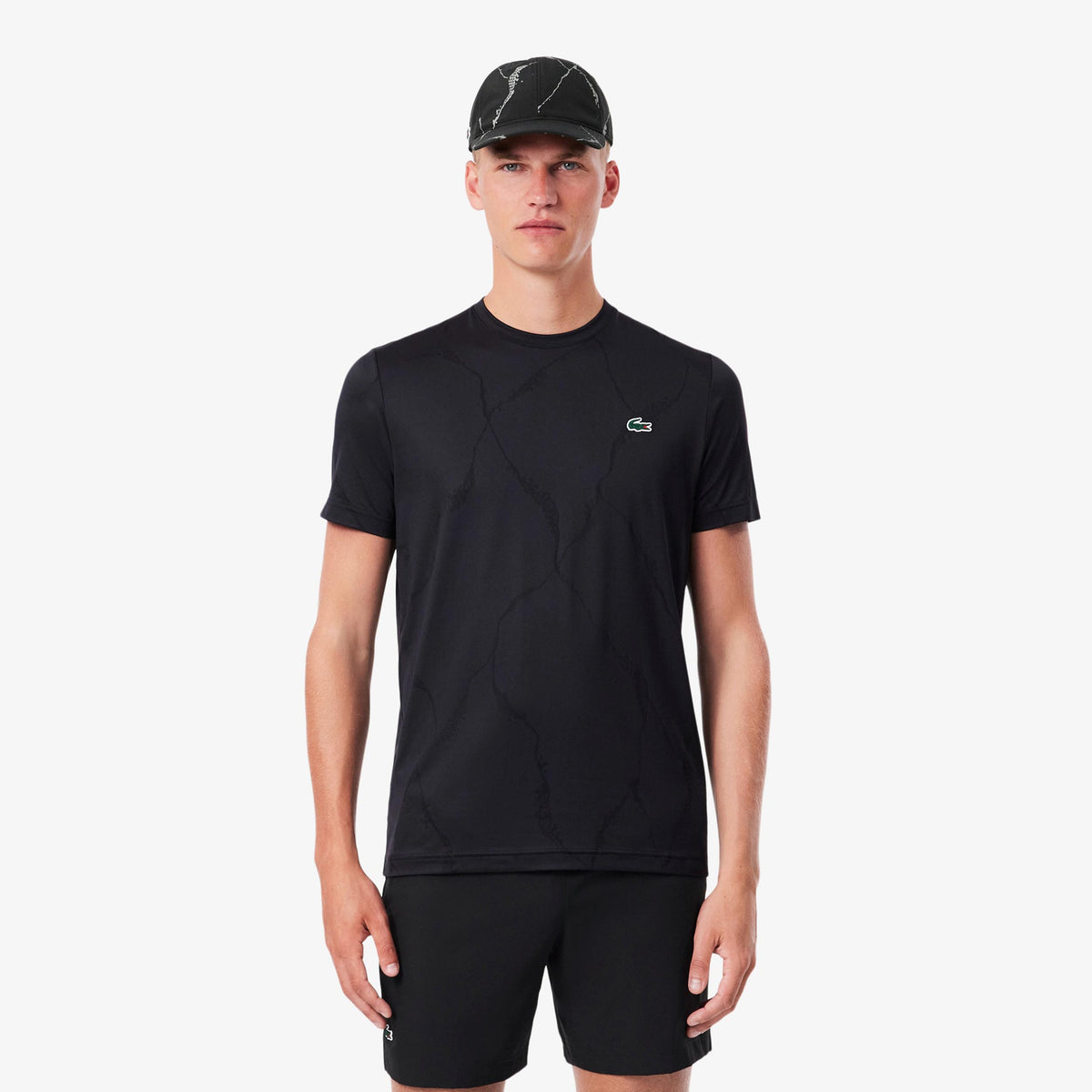 Lacoste T-shirt Herrer - sort