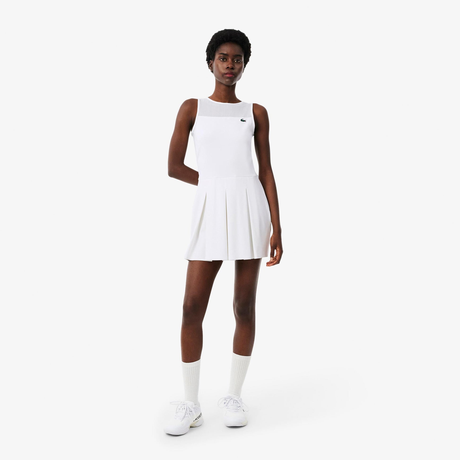 Lacoste Kjole Damer - hvid