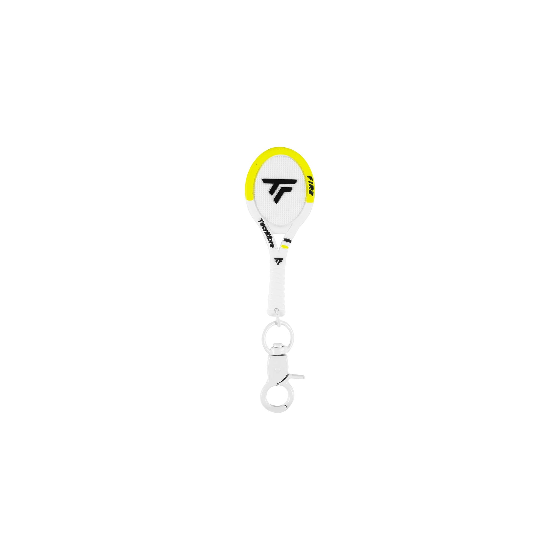 Tecnifibre Fire Nøglevedhæng - hvid, gul