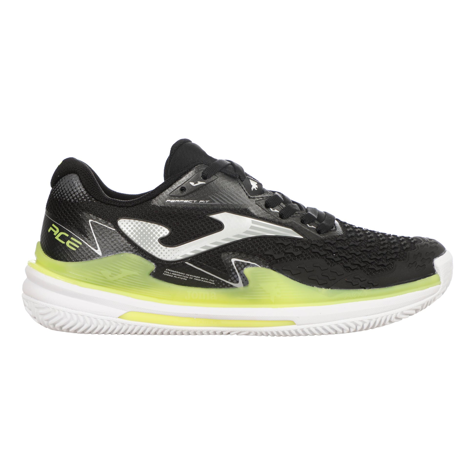 Joma Ace Grusbanesko Damer - sort, lime