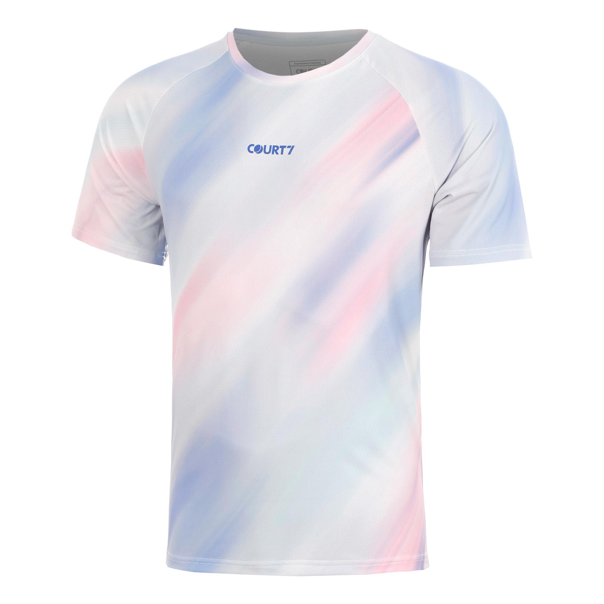 COURT7 Performance T-shirt Herrer - hvid, flerfarvet