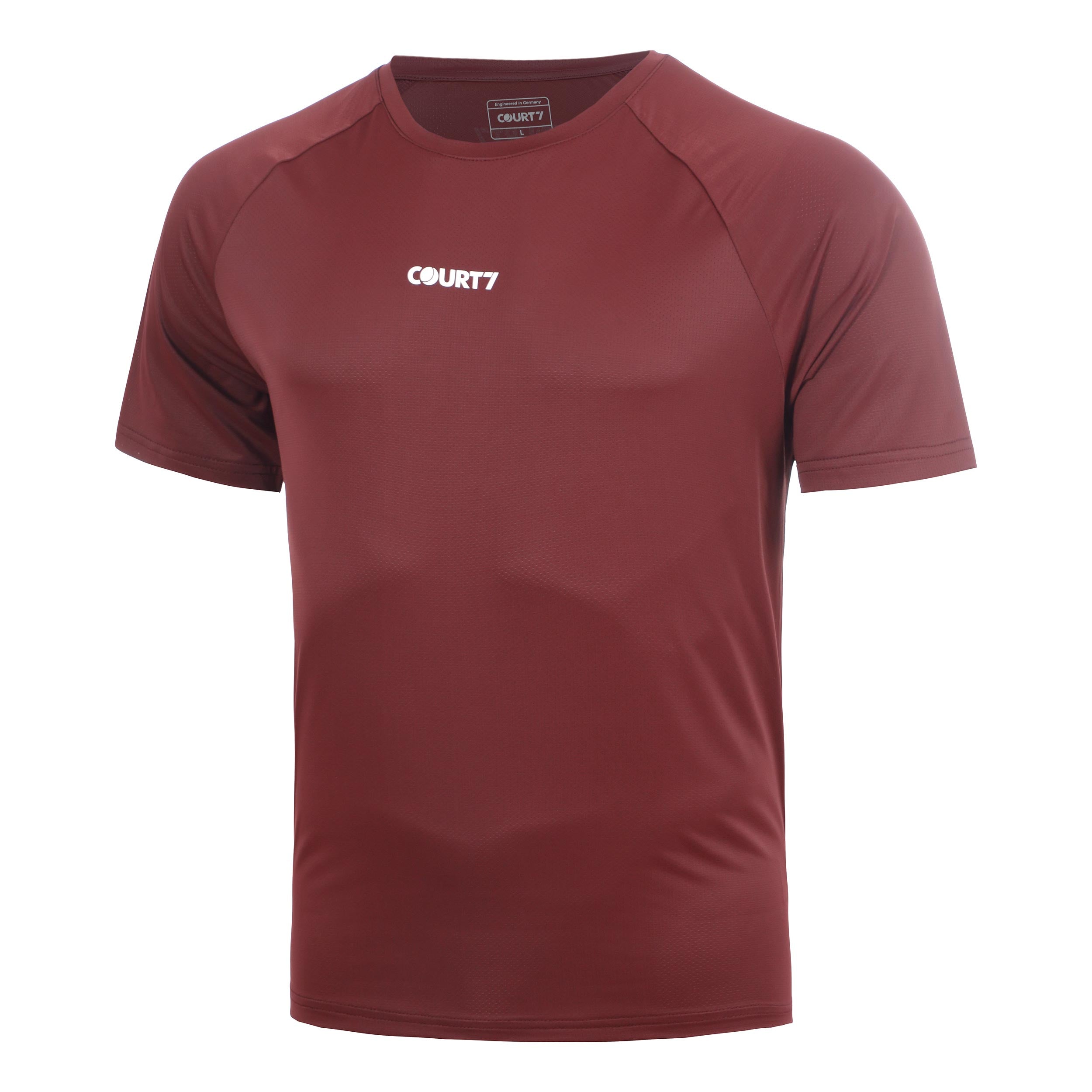 COURT7 Performance T-shirt Herrer - rød