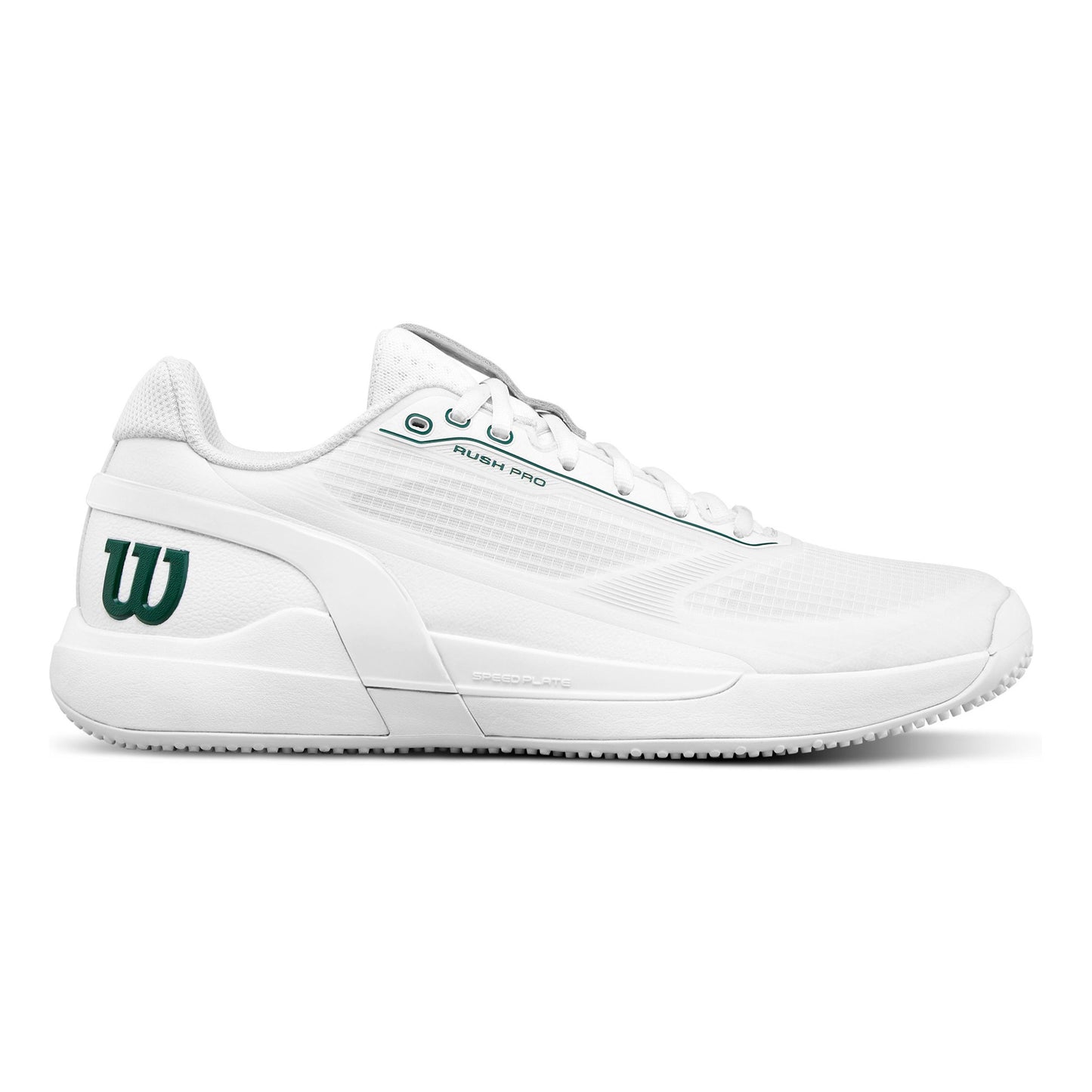 Wilson Rush Pro 5 Græsbanesko Herrer - hvid, grøn
