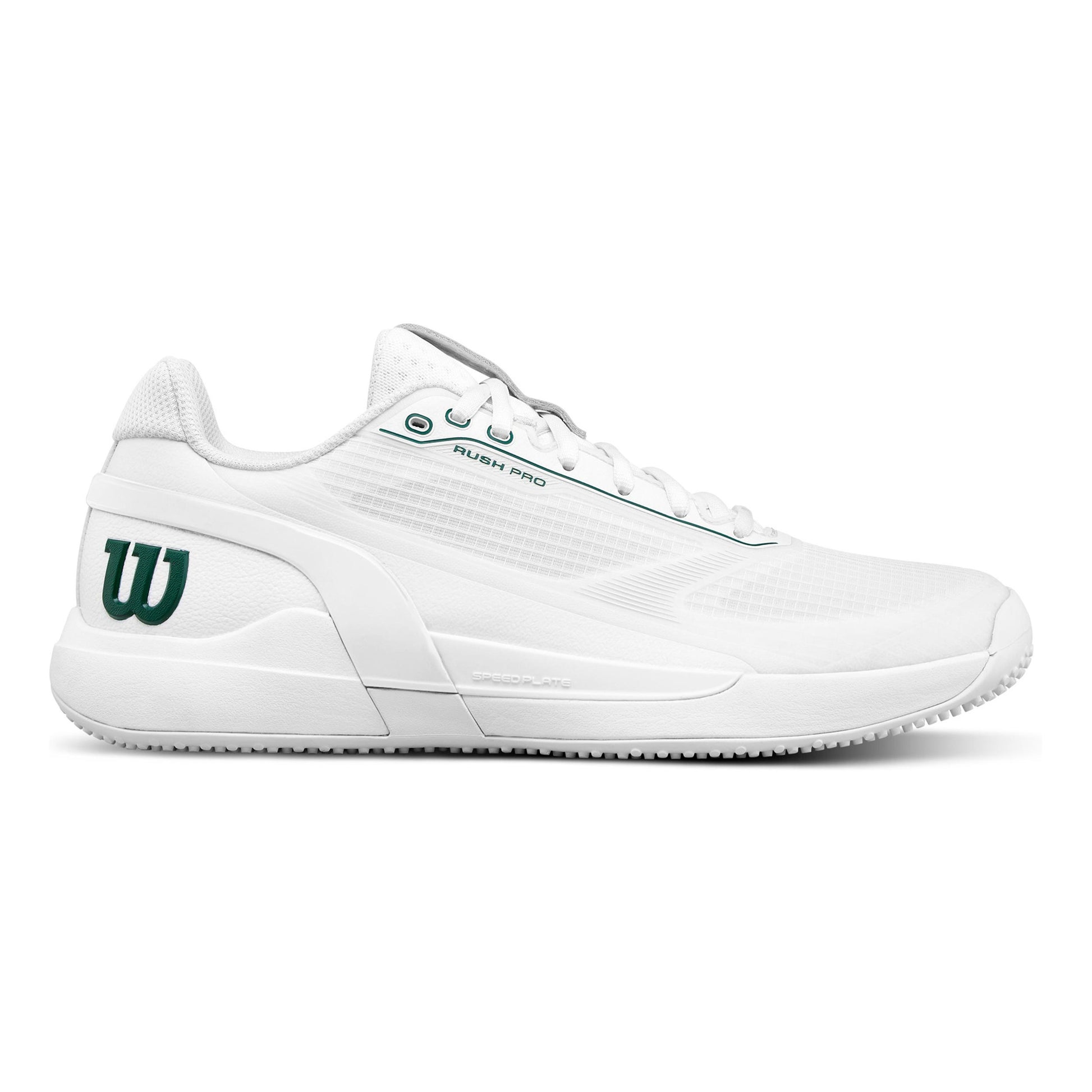 Wilson Rush Pro 5 Græsbanesko Herrer - hvid, grøn