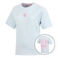Club House Boyfriend T-shirt Damer - lyseblå