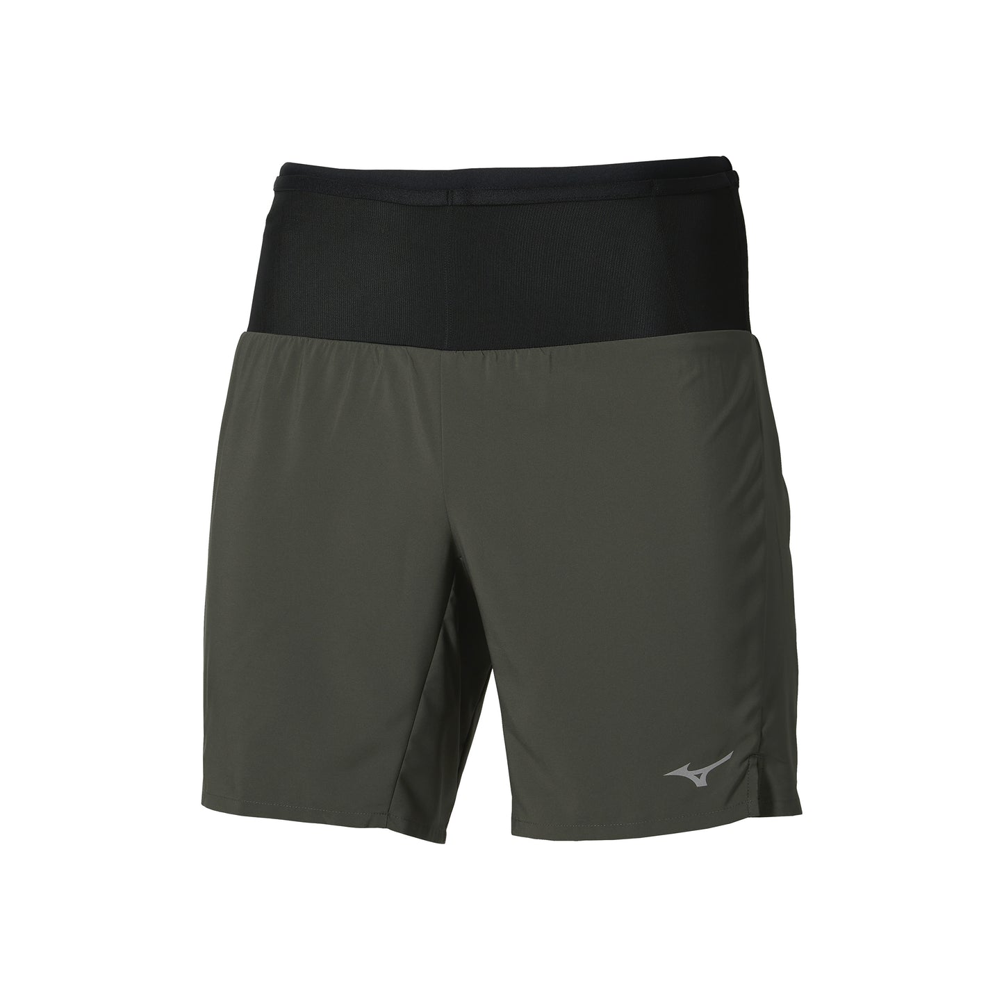 Mizuno Multi Pocket 2in1 Løbeshorts Herrer - mørkegrøn