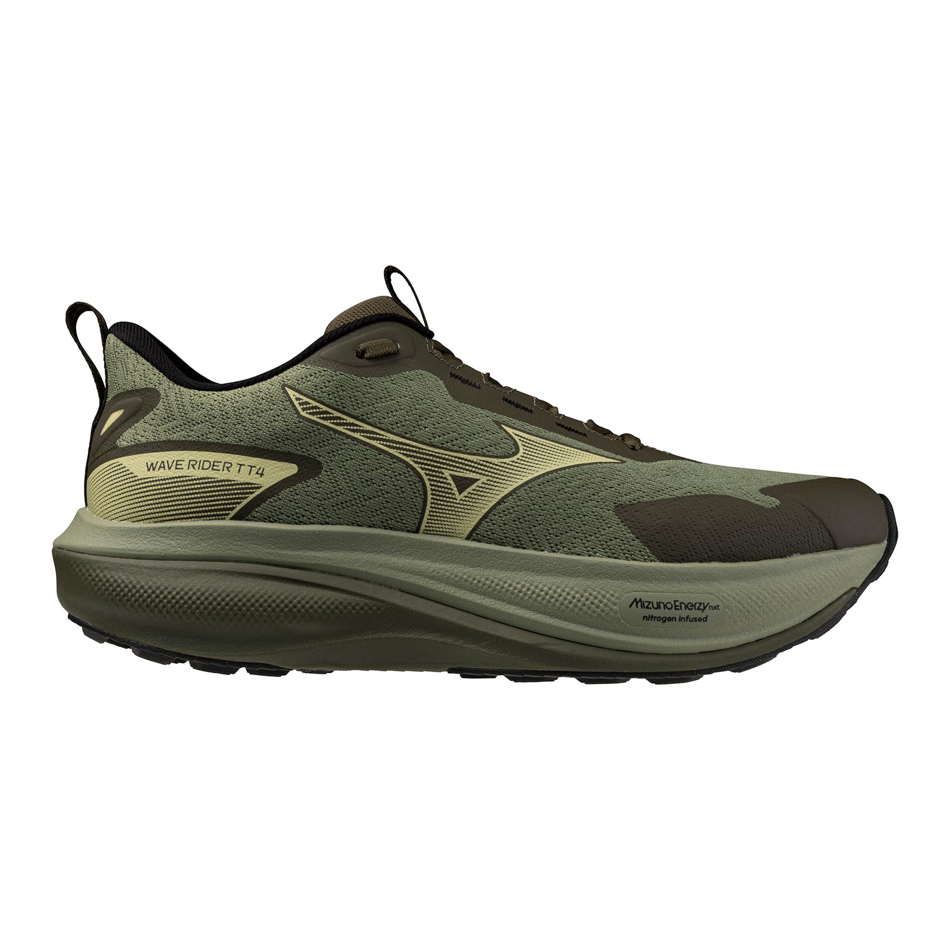 Mizuno Wave Rider TT 4  Trailsko Herrer - vis, mørkegrøn
