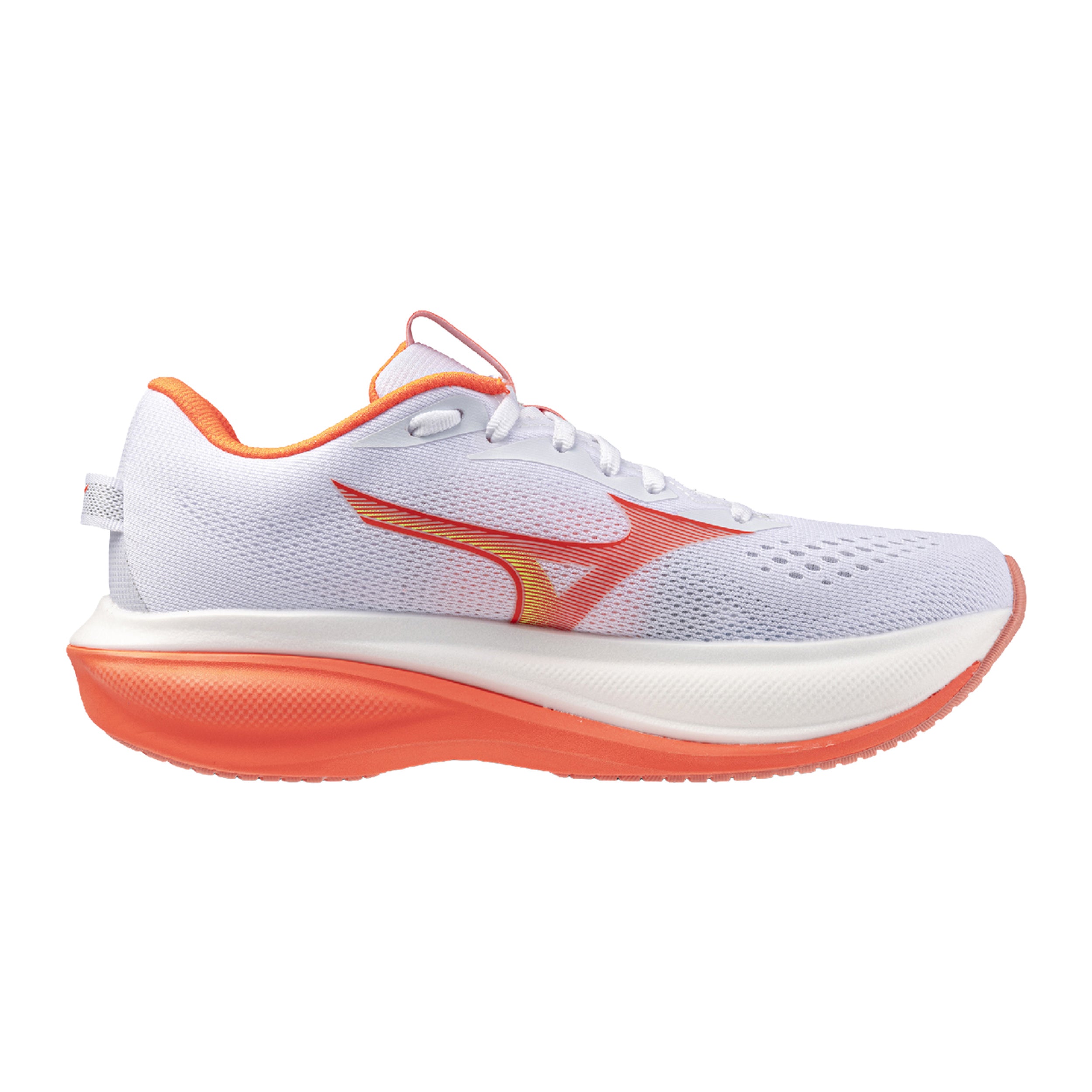 Mizuno Wave Rider 30  Neutral sko Damer - hvid, orange