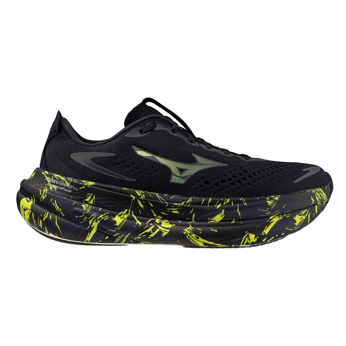 Mizuno Sky Prime  Neutral sko Unisex - mørkegrå, lime