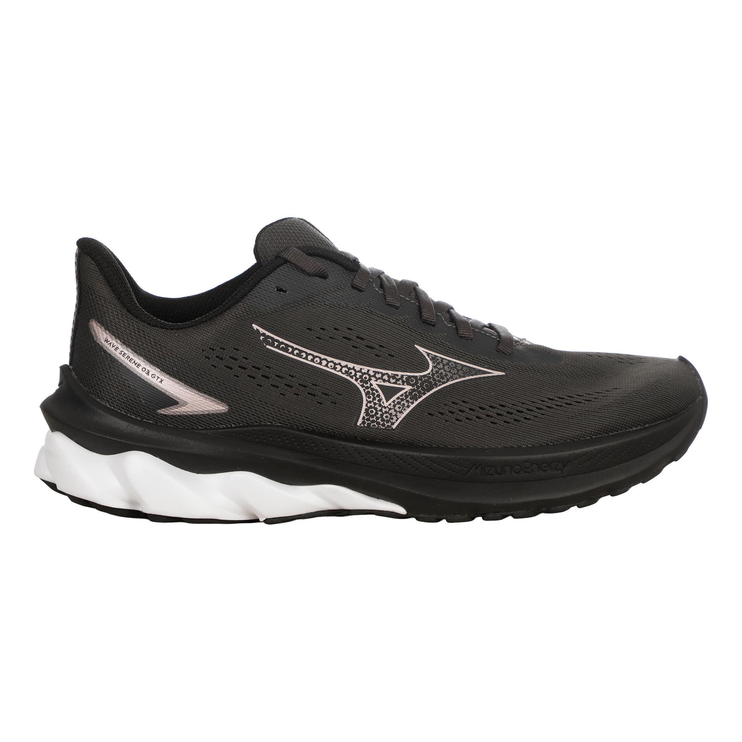 Mizuno Wave Serene 3 GTX  Neutral sko Damer - mørkegrå, sort