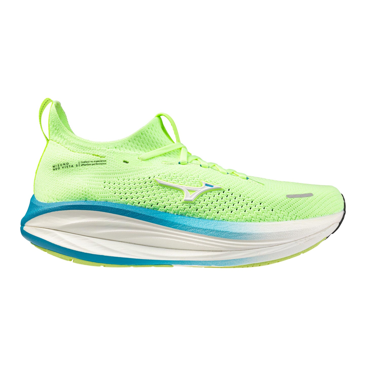 Mizuno Neo Vista 3  Neutral sko Herrer - lime, turkis