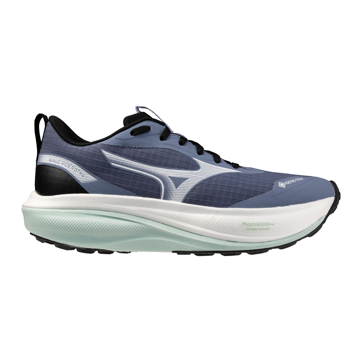 Mizuno Wave Rider GTX 4  Trailsko Damer - blå-grå, mint