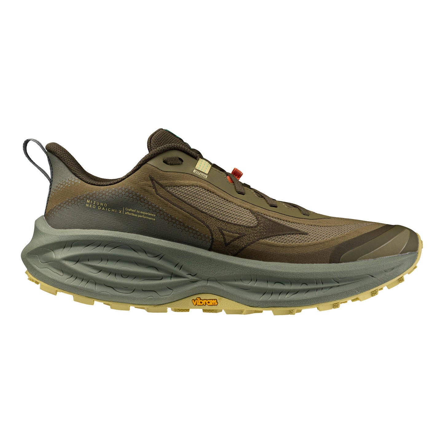 Mizuno Neo Daichi 10  Trailsko Herrer - oliven, vis