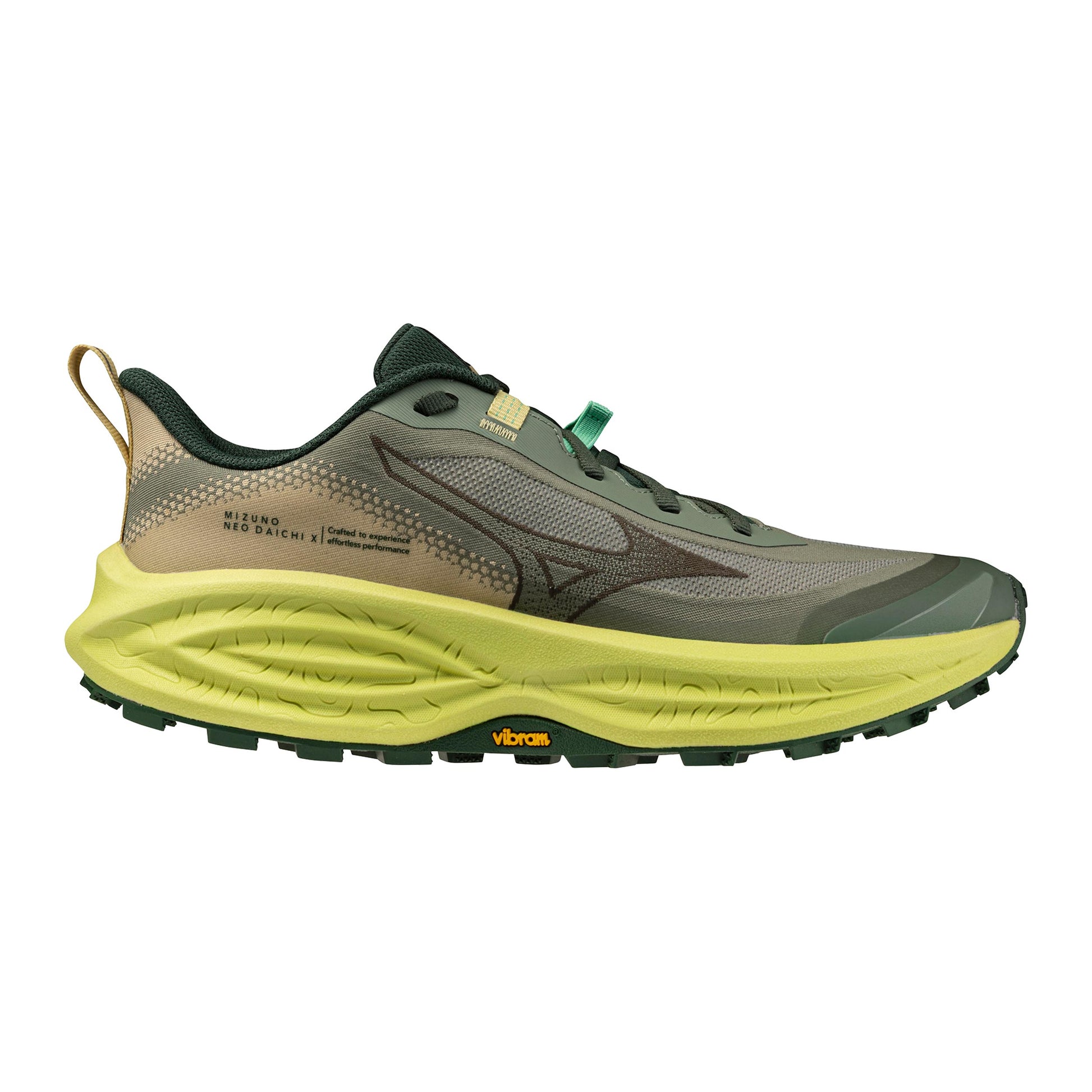 Mizuno Neo Daichi 10  Trailsko Damer - oliven, kaki