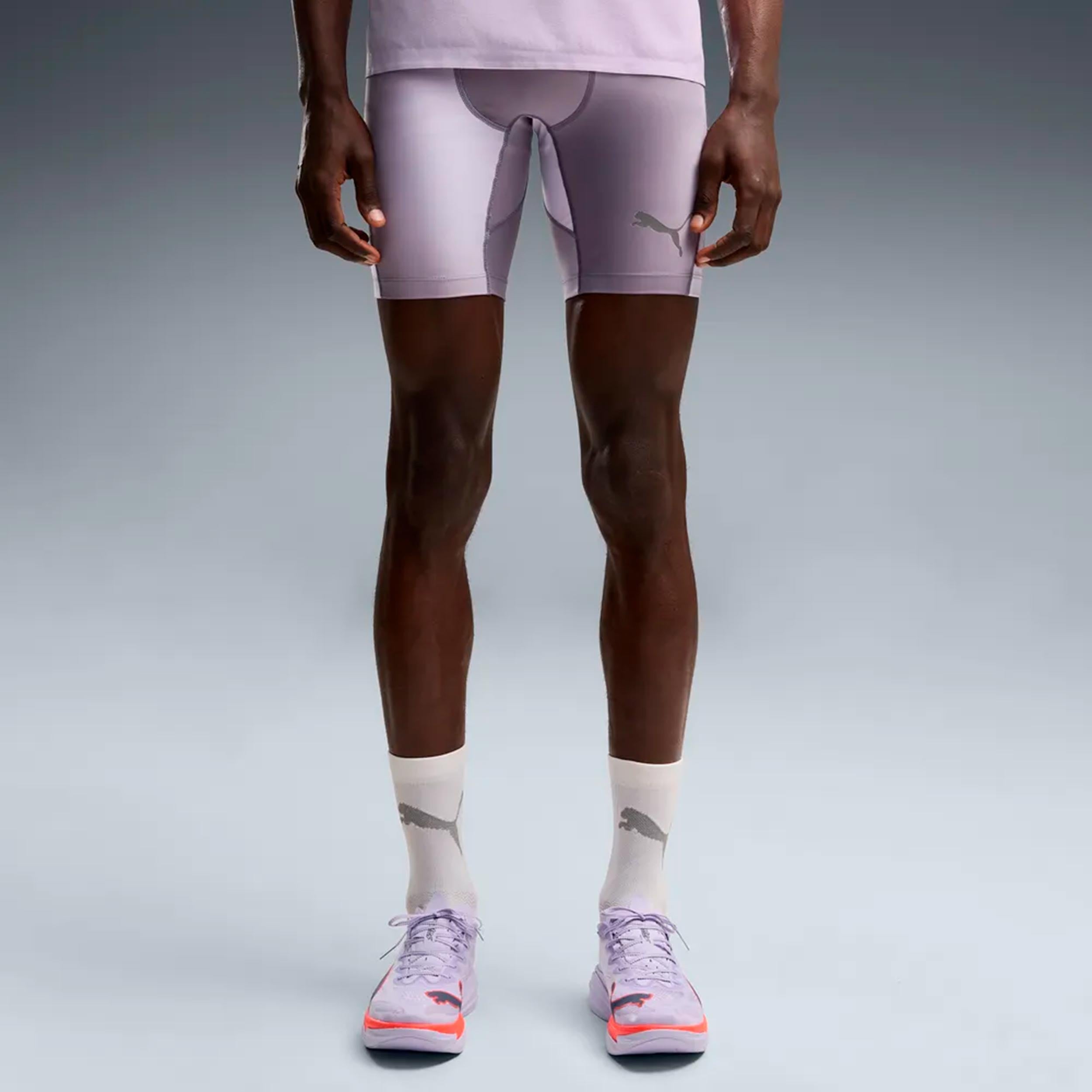 Puma Lightspeed AOP 8in half  Løbebukser Herrer - grå