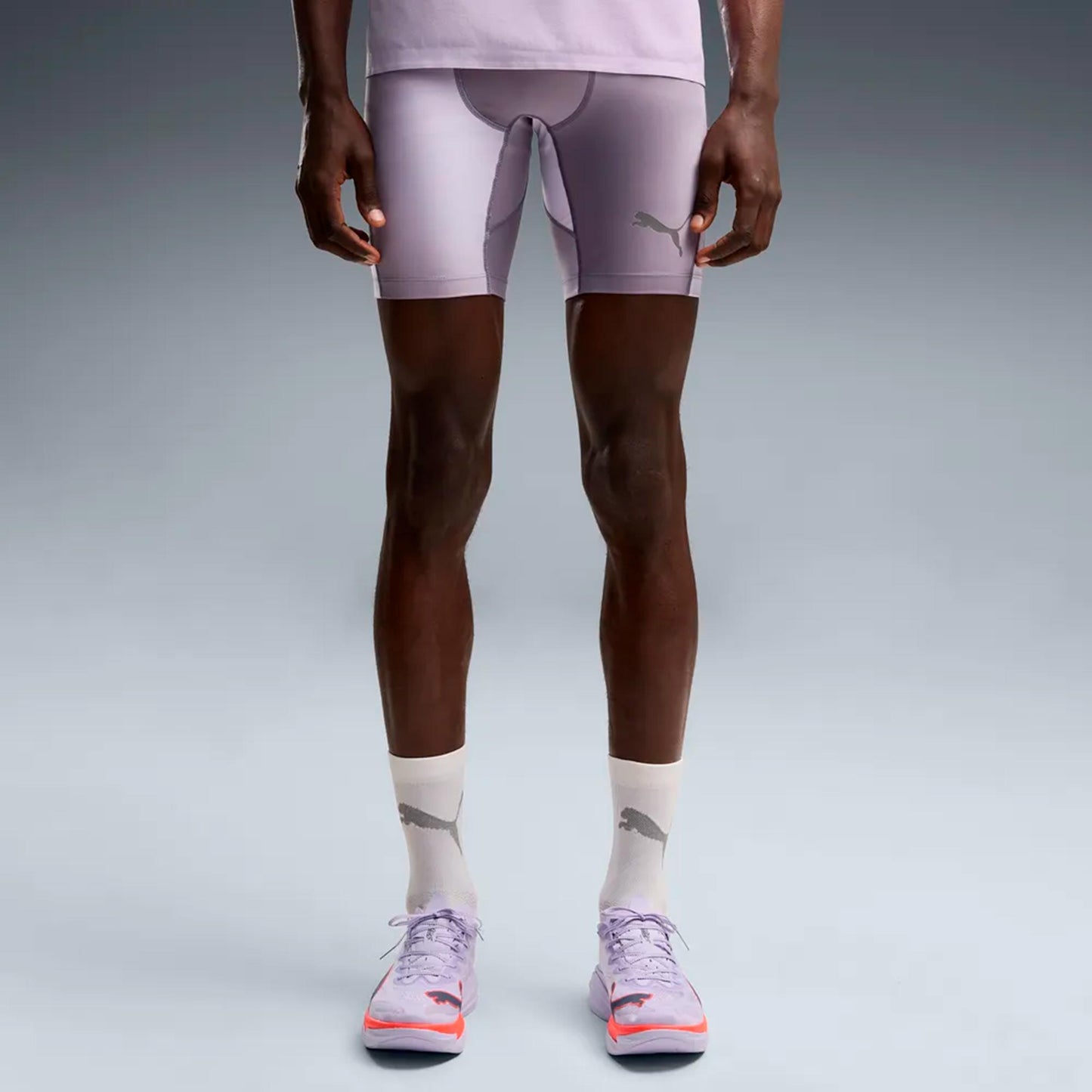 Puma Lightspeed AOP 8in half  Løbebukser Herrer - grå