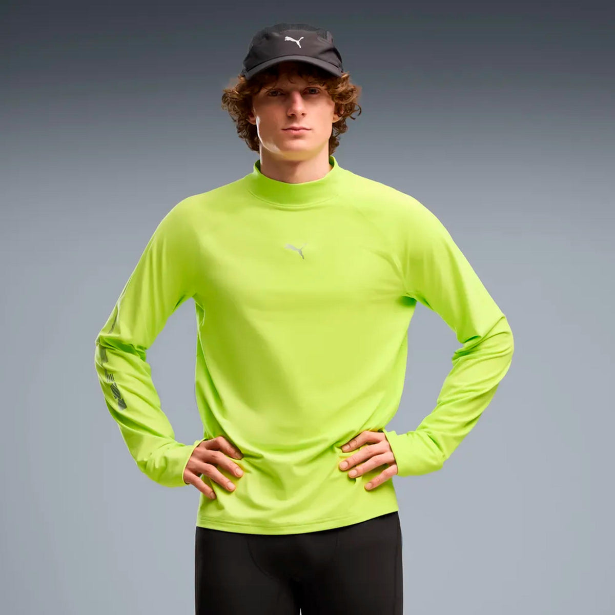 Puma Brightstride Cloudspun  Løbetrøje Herrer - lime