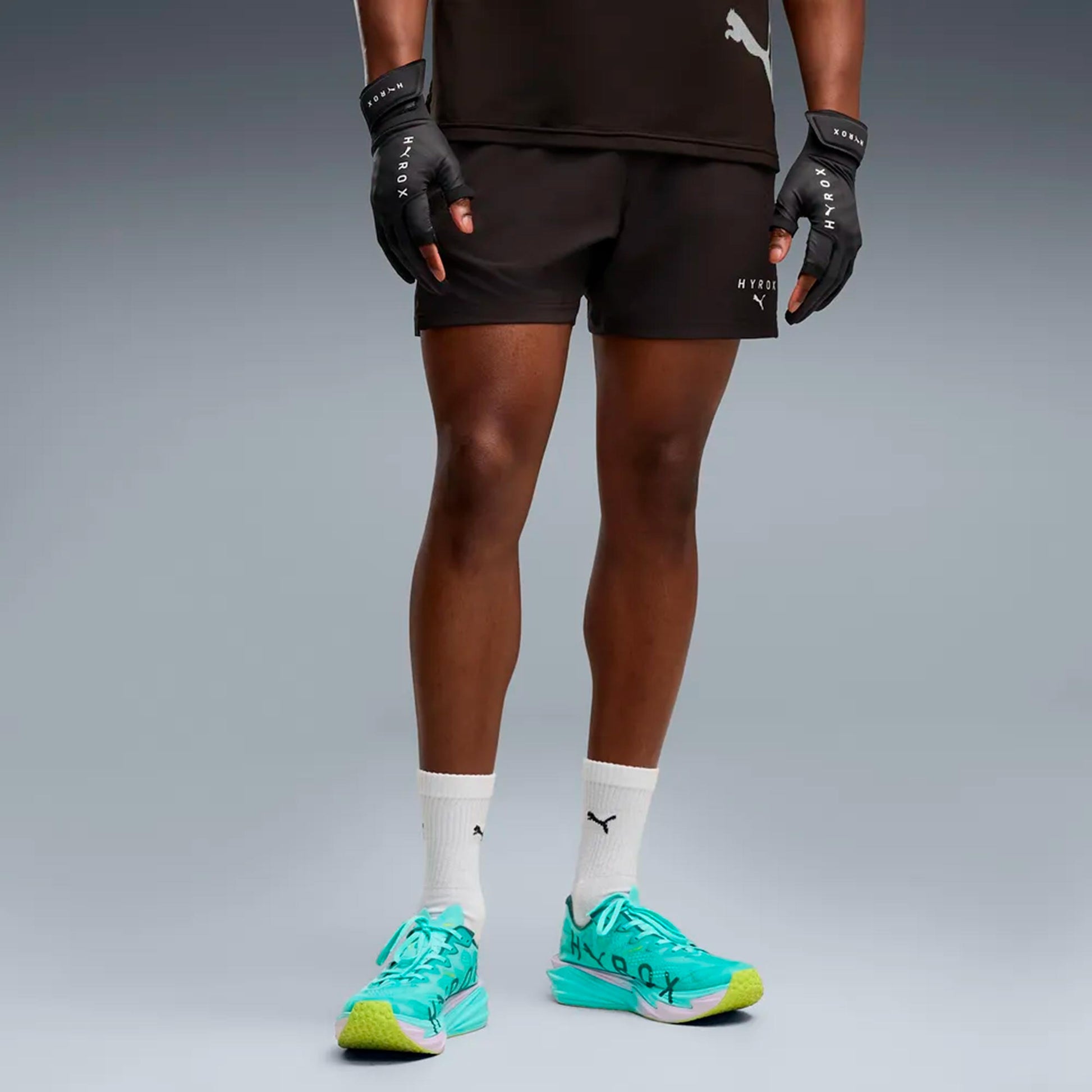 Puma HYROX PWRMODE 5in  Løbeshorts Herrer - sort