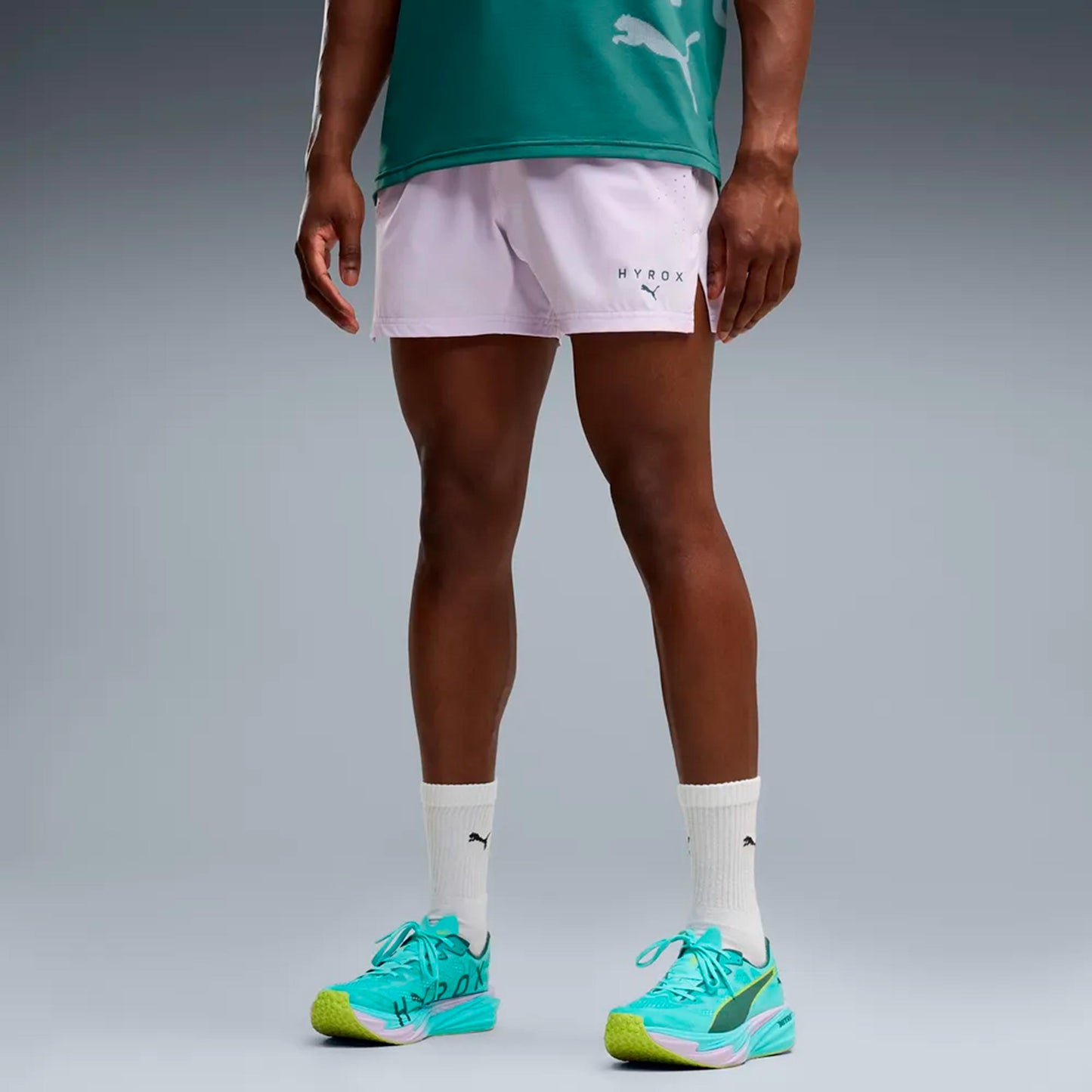 Puma HYROX PWRMODE 5in  Løbeshorts Herrer - syren