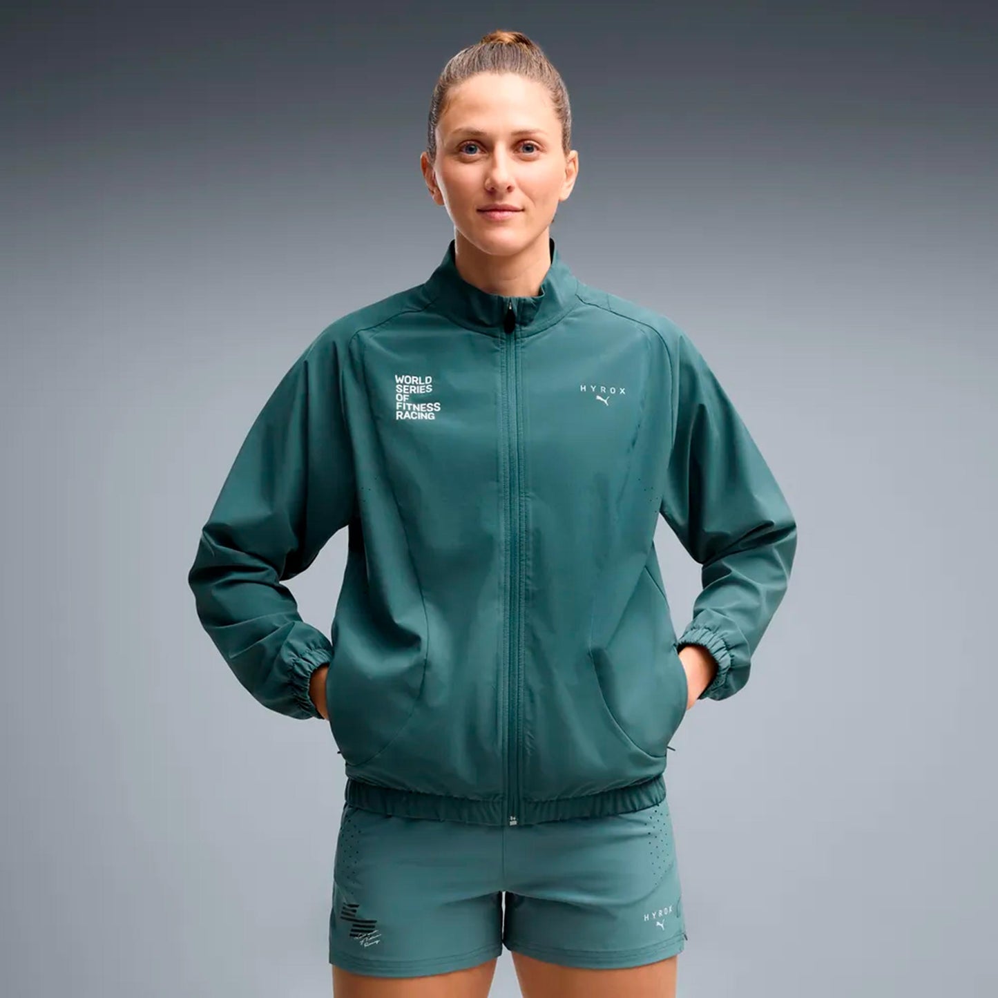 Puma HYROX PWRMODE  Løbejakke Damer - grøn