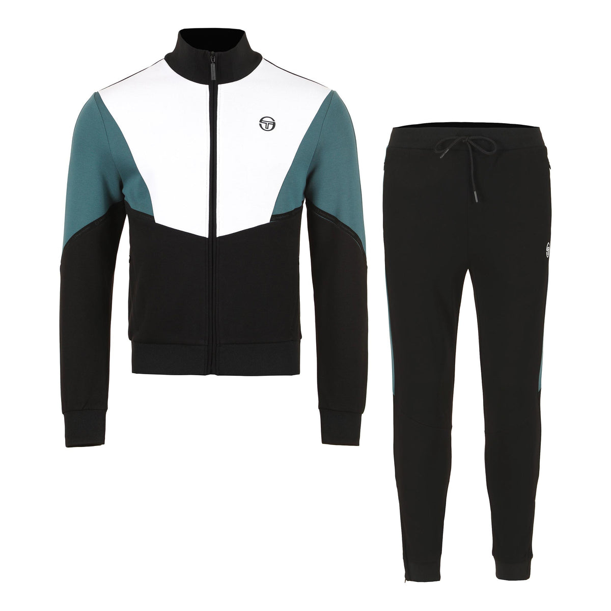 Sergio Tacchini Orizzonte Træningsdragt Herrer - sort, hvid