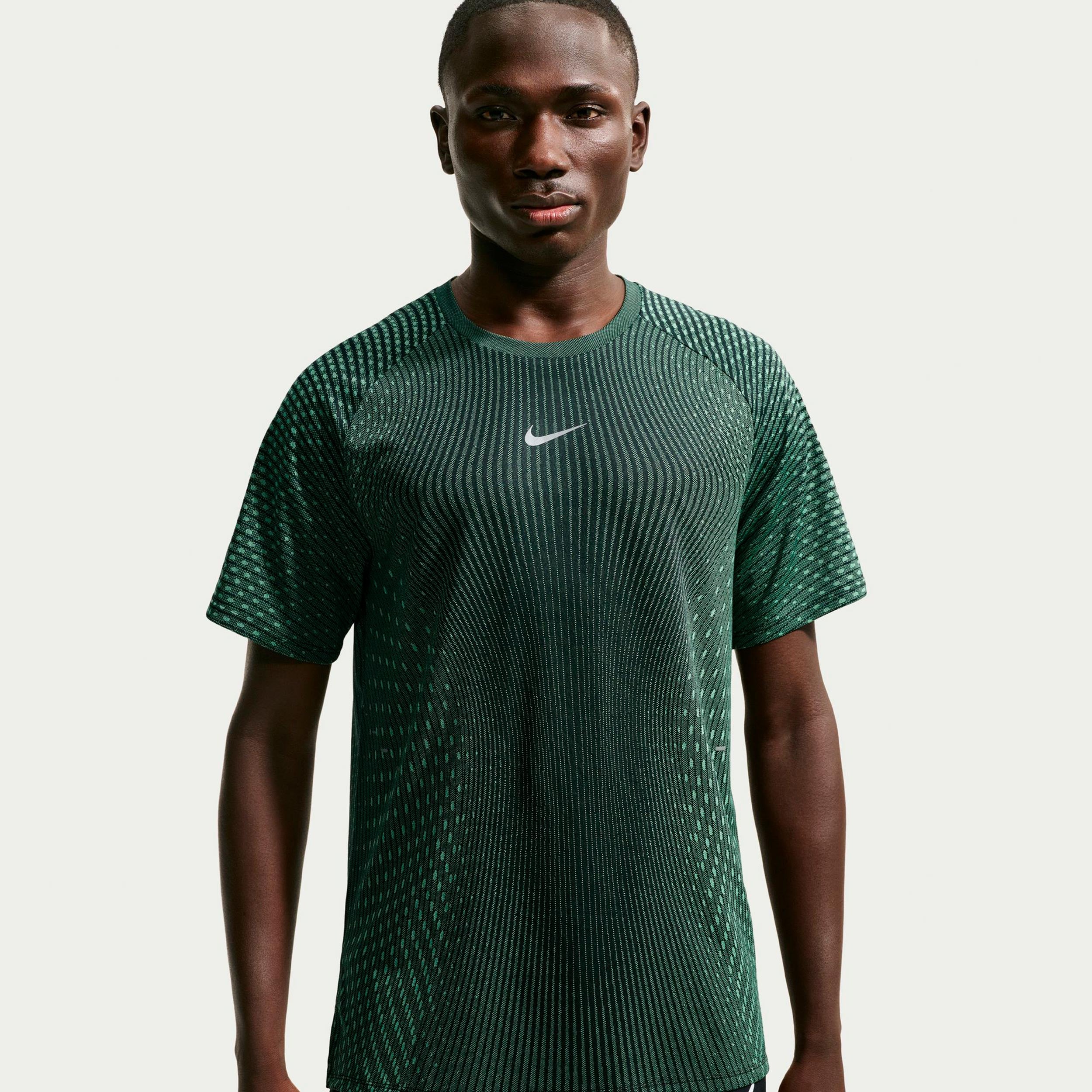 Nike Stride  Løbetrøje Herrer - oliven, sort