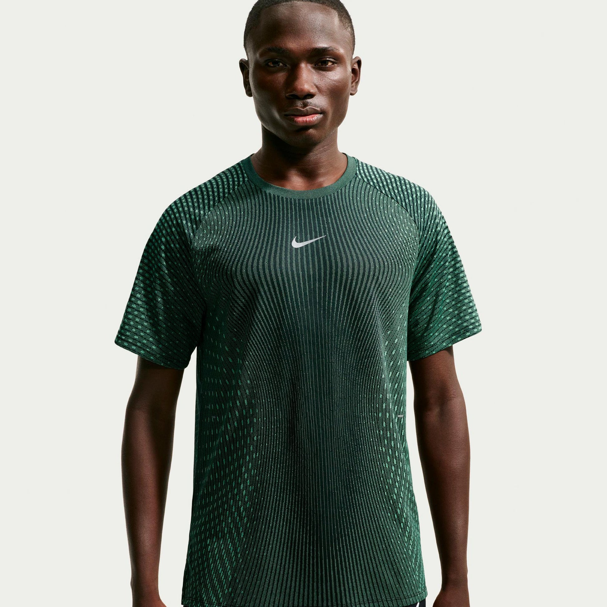 Nike Stride  Løbetrøje Herrer - oliven, sort