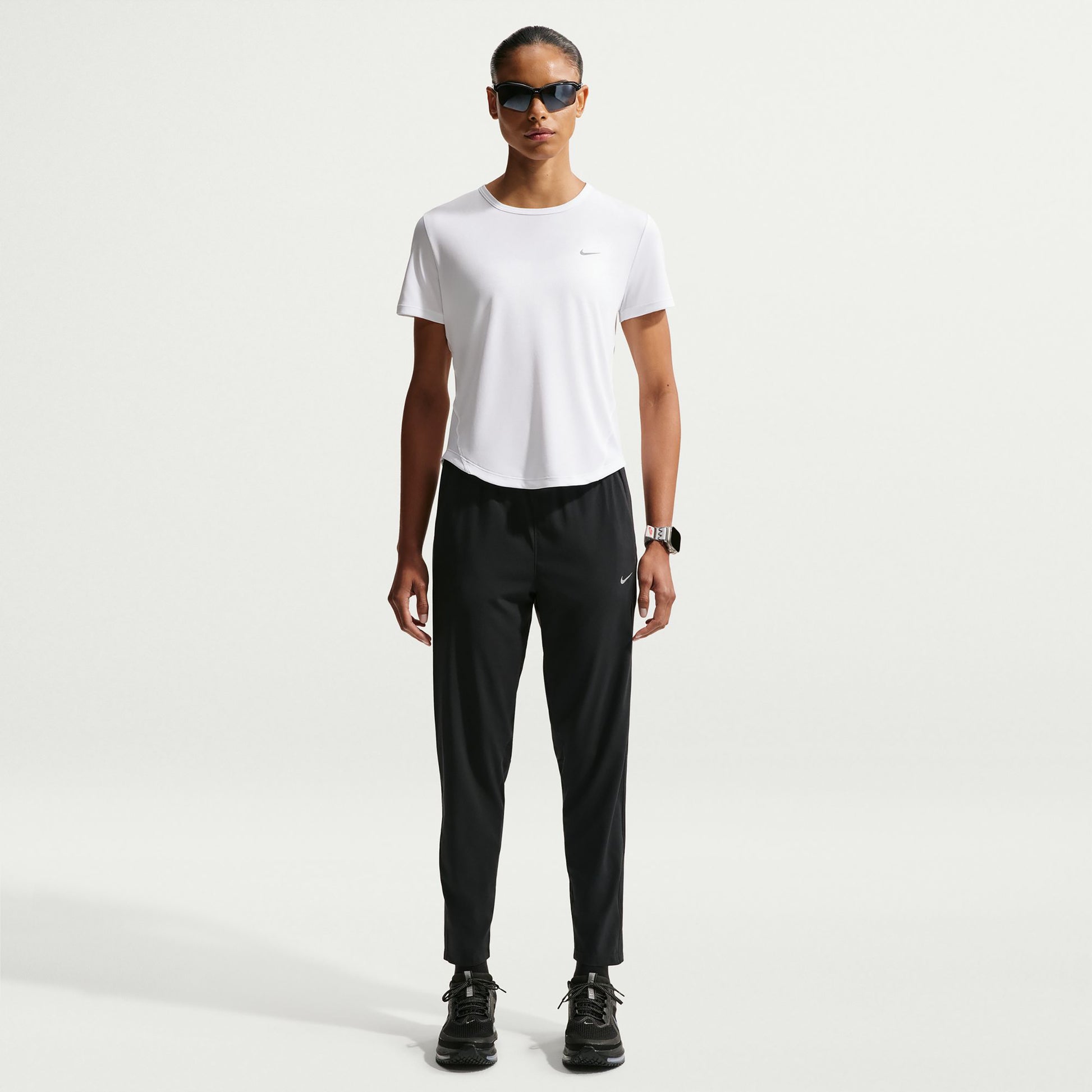 Nike Tempo  Løbetrøje Damer - hvid, sølv