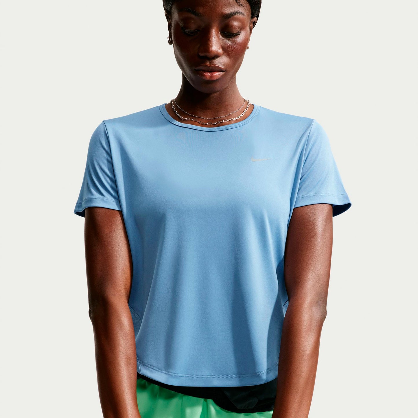Nike Tempo  Løbetrøje Damer - blå, sølv