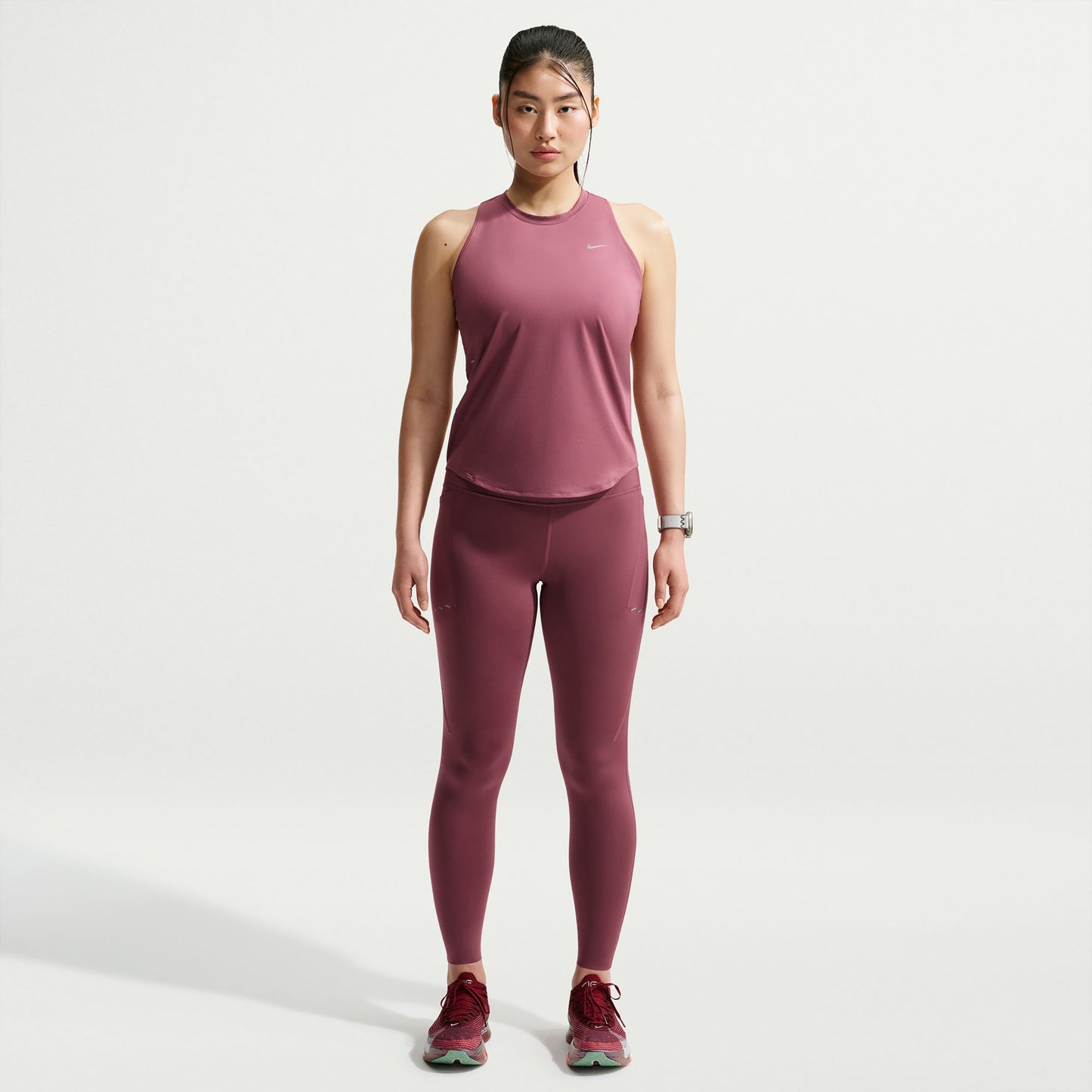 Nike Swift  Løbetrøje Damer - mauve, sølv