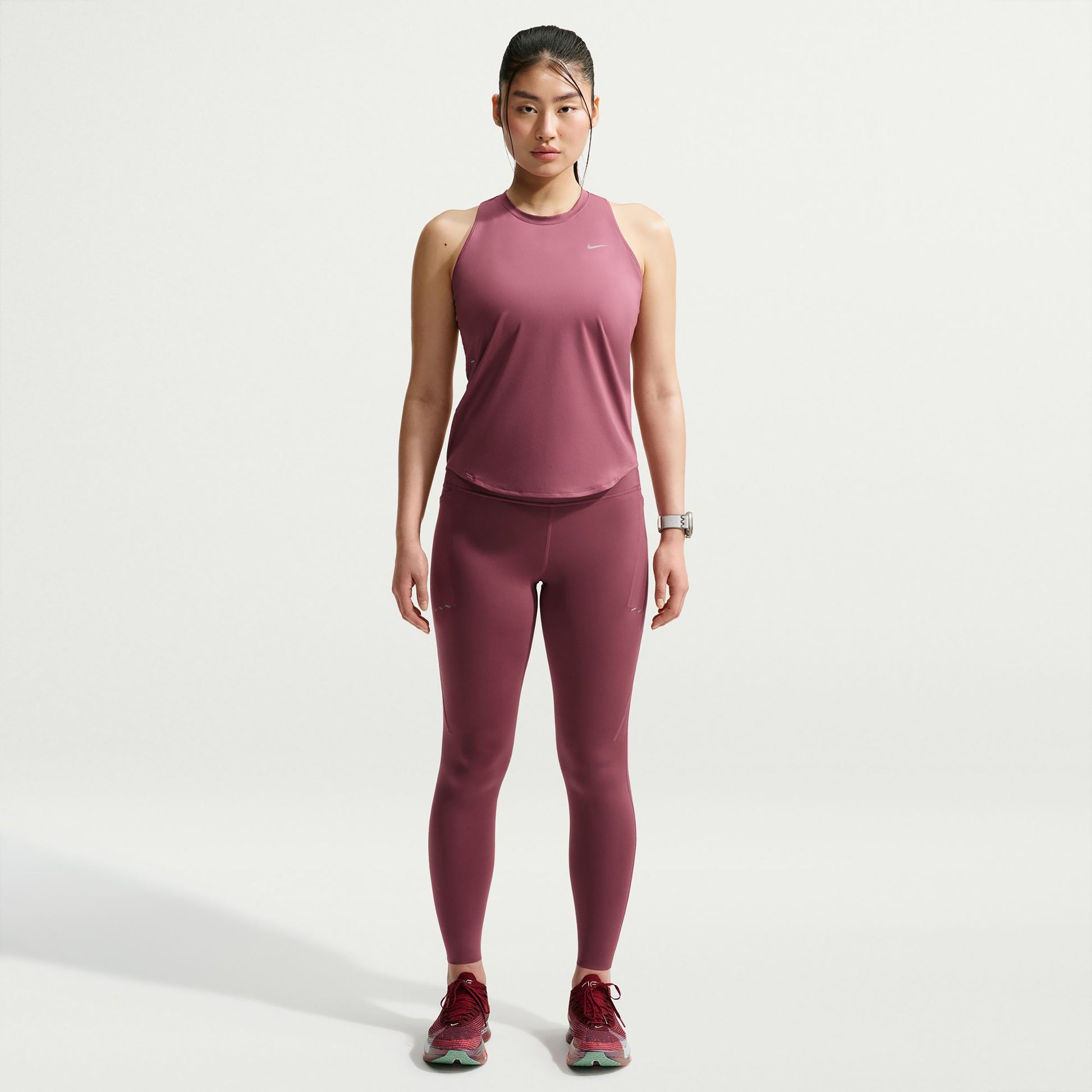Nike Swift  Løbetrøje Damer - mauve, sølv