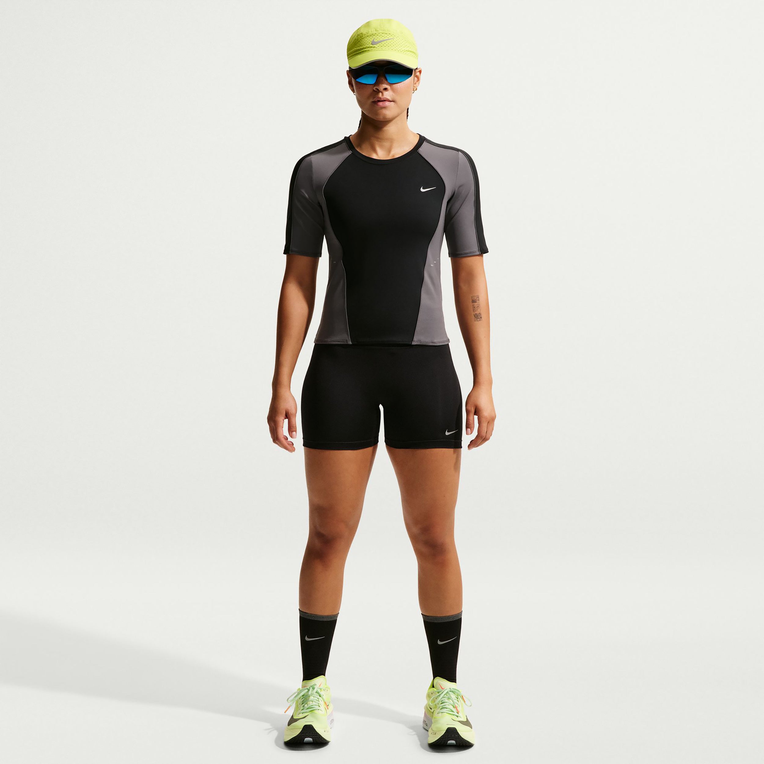 Nike Tempo   Løbebukser Damer - sort, sølv