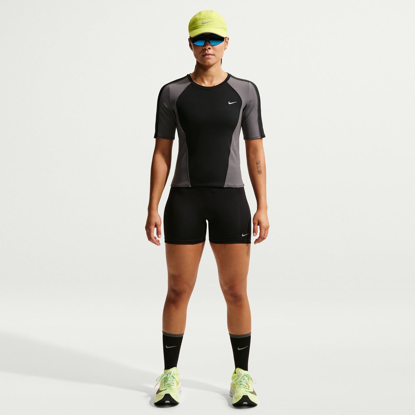 Nike Tempo   Løbebukser Damer - sort, sølv