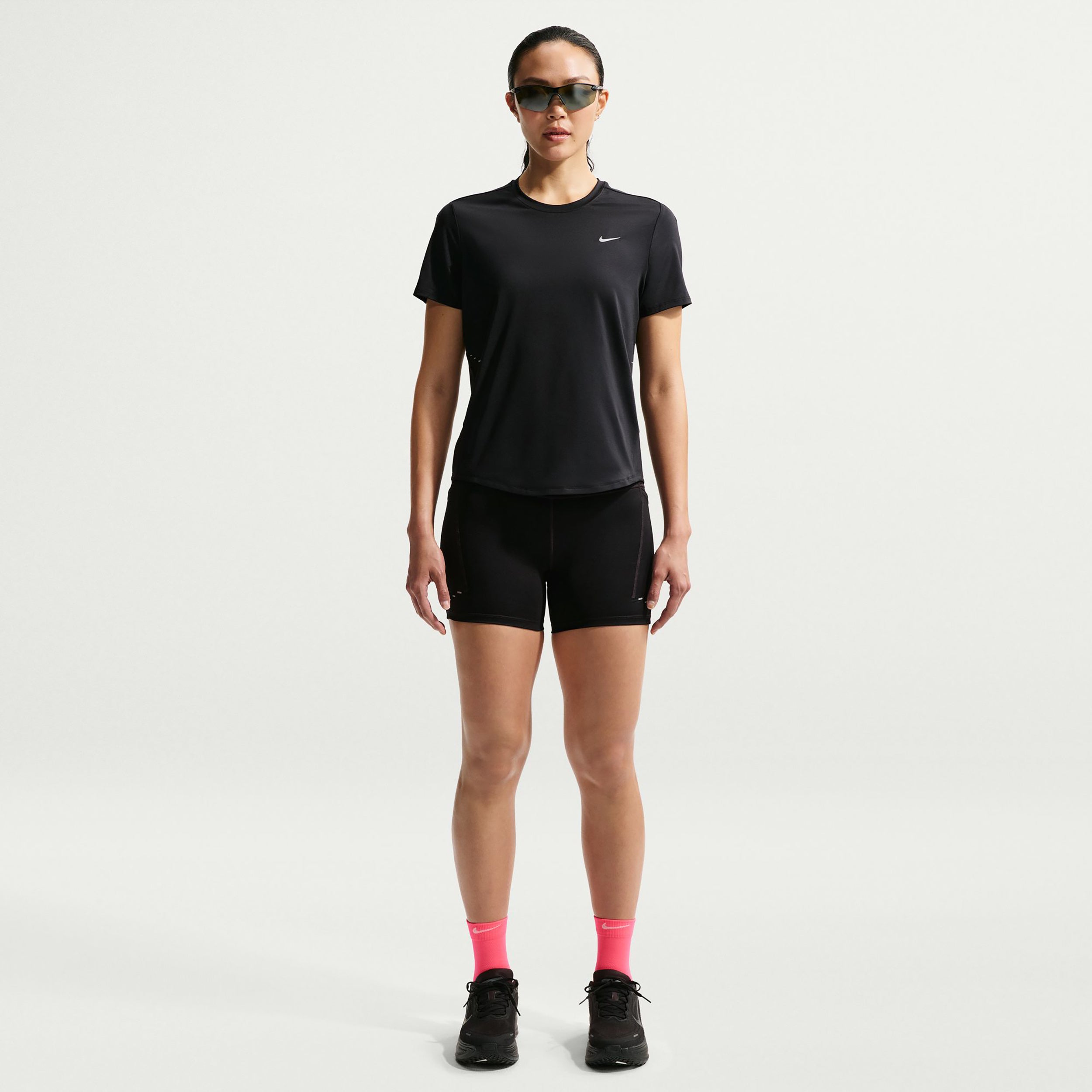 Nike Swift  Løbetrøje Damer - sort, sølv