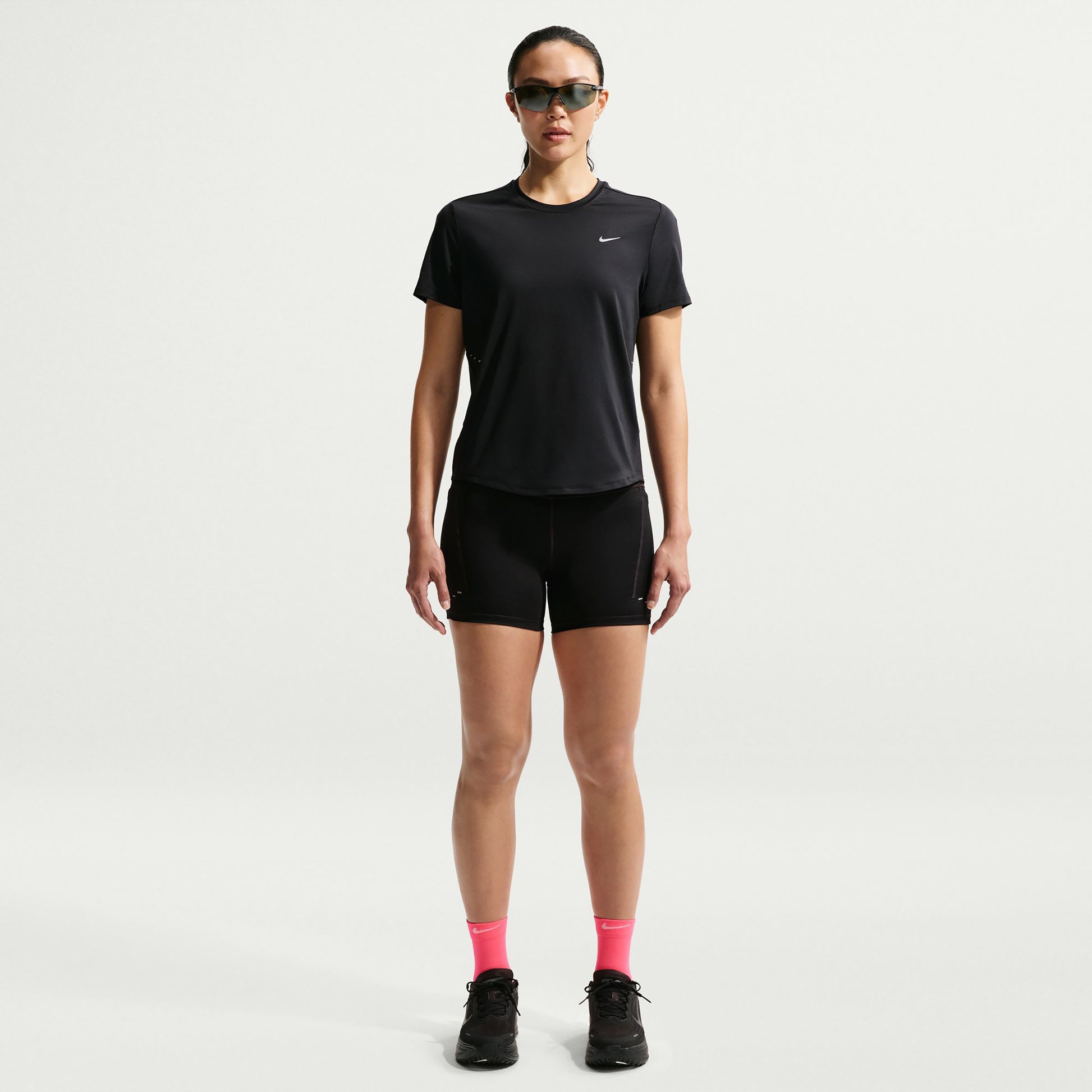 Nike Swift  Løbetrøje Damer - sort, sølv