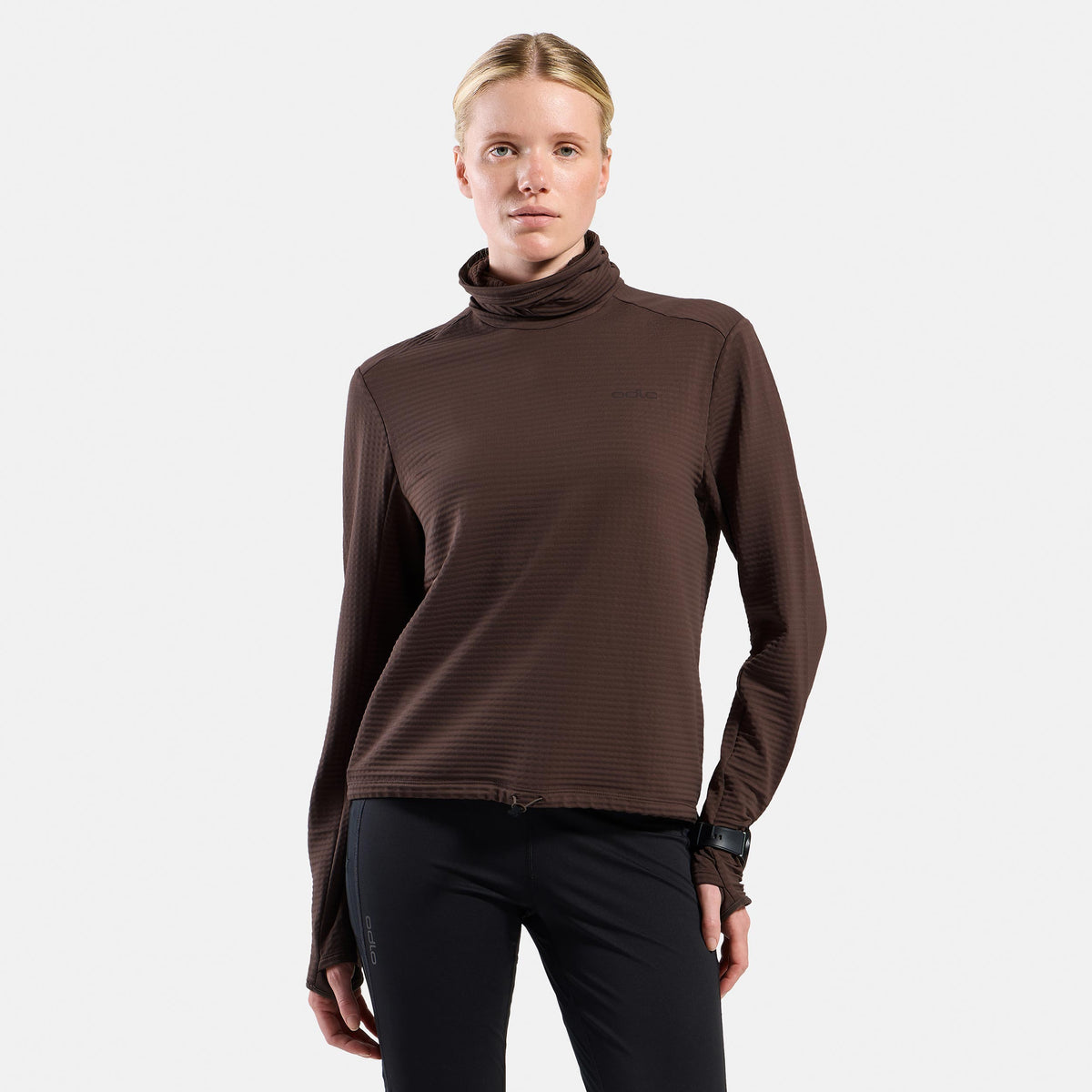 Odlo Essential Thermal Midlayer  Løbetrøje Damer - brun