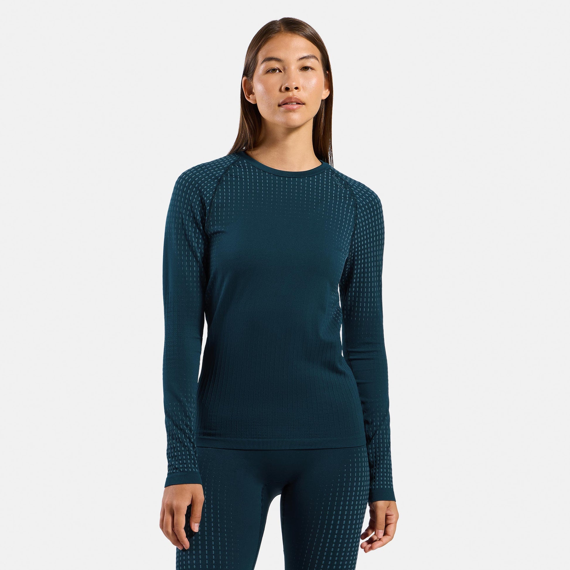 Odlo Performance Warm  Vest Damer - petrol