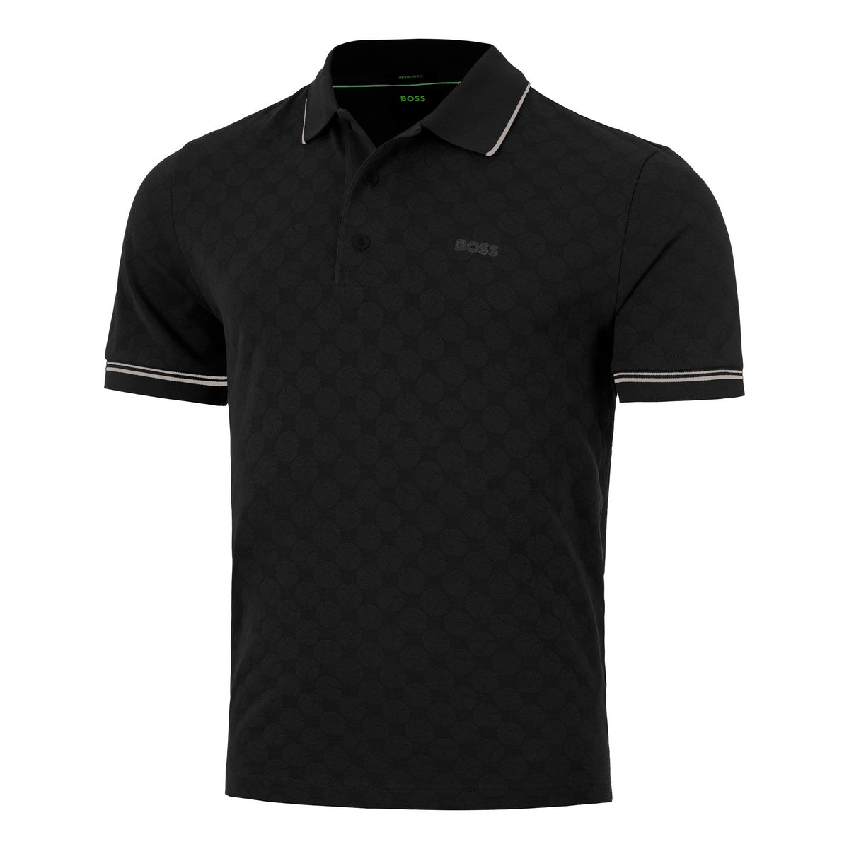BOSS Revival Paddy Polo Herrer - sort