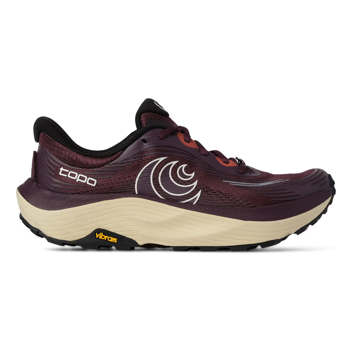 TOPO ATHLETIC Ultraventure 5 Trailsko Damer - mørkerød, creme