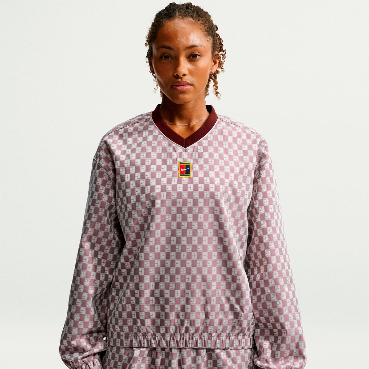 Nike Woven Shirt, langærmet Damer - brun