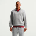 1/2-Zip Fleece Sweatshirt Herrer - grå