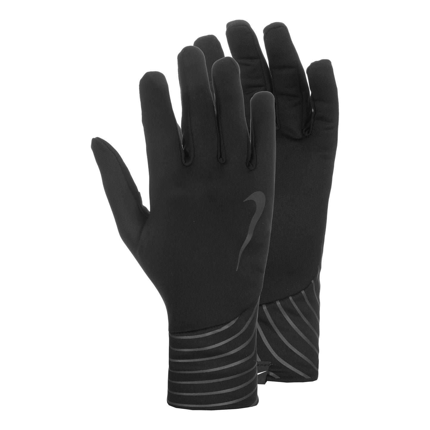 Nike Pacer Lightweight Reflective  Løbehandsker Damer - sort, sort