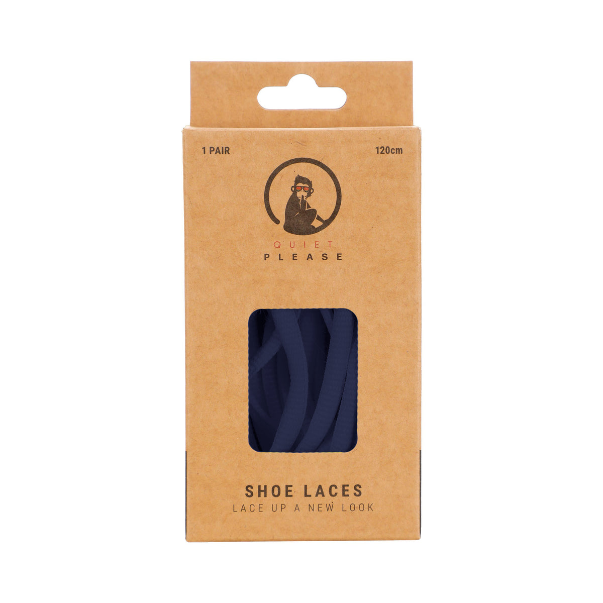 Quiet Please QP shoe laces 120cm Snørebånd - mørkeblå