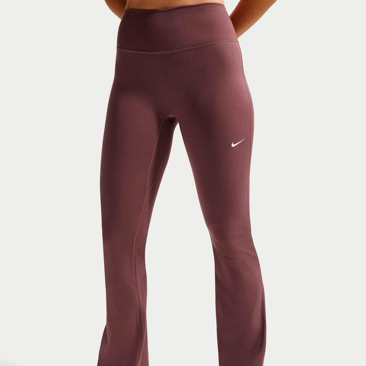 Nike One High Waist Flare Tight Stramme løbebukser Damer - mauve