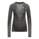 Odlo Tøj Odlo Blackcomb Eco Big Logo Top Crew Neck Vest Damer-Sort