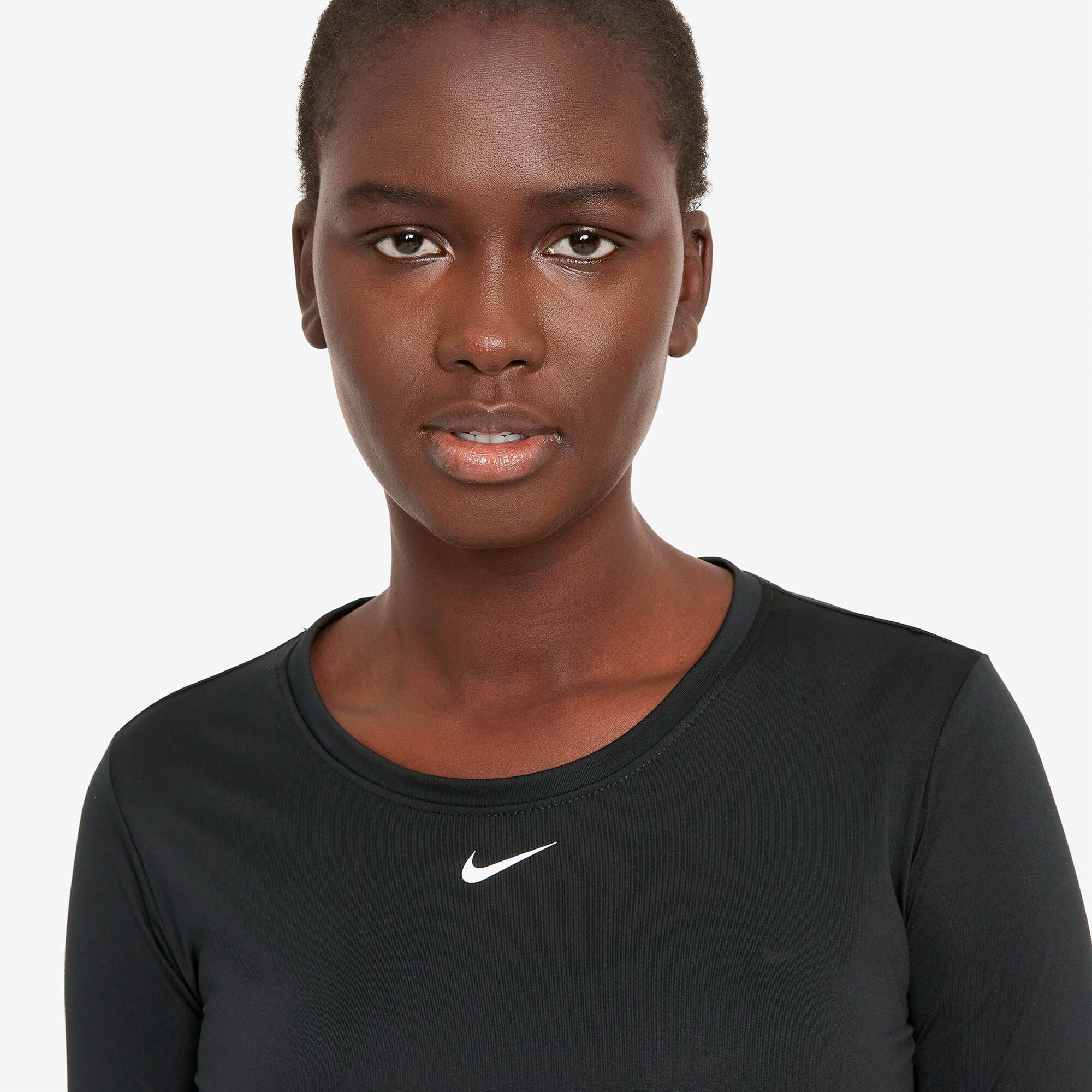 talsmand søvn Overlegenhed Nike Dri-Fit One Standard Fit Shirt, Langærmet Damer - Sort, Hvid køb  online | Tennis-Point