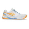 Gel-Dedicate 8 Padelsko Damer-Hvid,Orange