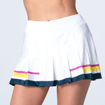 Lucky in Love Tøj Lucky in Love Stripe Hype Nederdel Damer - hvid, flerfarvet